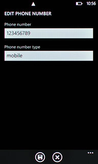 Press the save icon.