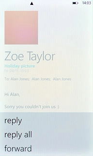 Press reply.Write your email message.