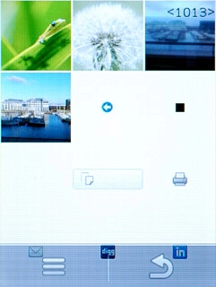 Go to the required folder.Press and hold the required picture or the required video clip until a pop-up menu is displayed.