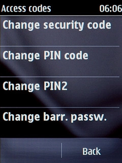 Press Change security code.