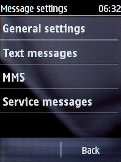 Press Text messages.