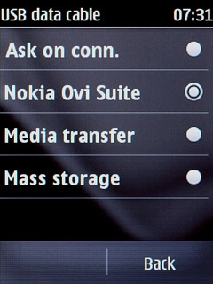 Press Nokia Ovi Suite.