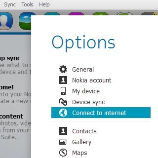 Select Connect to internet.