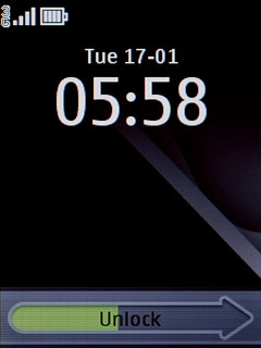 Press and drag Unlock right.