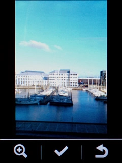 Press the confirm icon.