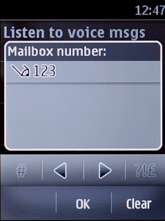 Key in +61414121121 and press OK.