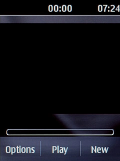 Press New to return to the video recorder.