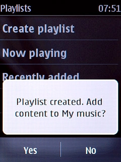 Press Yes to confirm.
