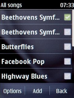 Press Add.Repeat for all required audio files.