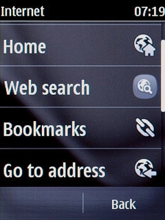 Press Go to address.