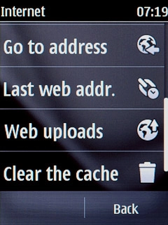 Press Clear the cache.