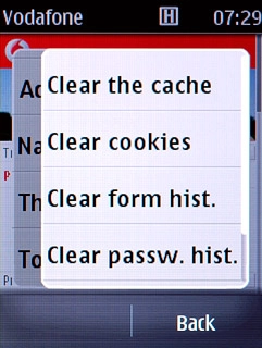 Press Clear cookies.