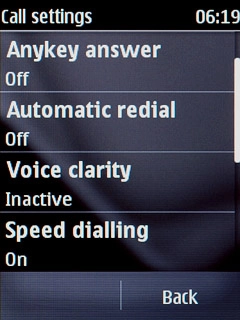 Press Speed dialling.