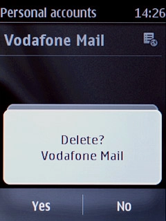 Press Yes to confirm.