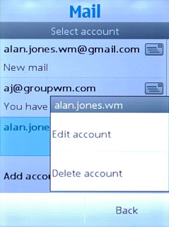 Press Delete account.