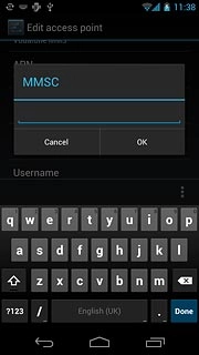 Key in http://pxt.vodafone.net.au/pxtsend and press OK.