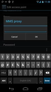 Key in 10.202.002.060 and press OK.