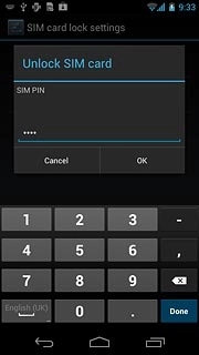 Key in your PIN and press OK.