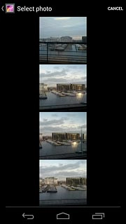 Press the required picture.