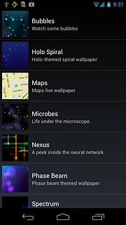 Press the required background image.