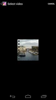 Press the required video clip.