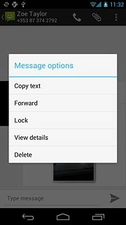 Press Forward.Key in the first letters of the required contact.Matching contacts are displayed.
