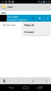 Press Forward.Key in the first letters of the required contact.Matching contacts are displayed.