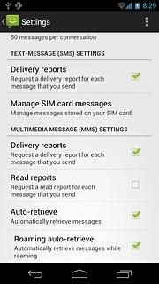When the box next to the menu item is ticked (V), the function is turned on.