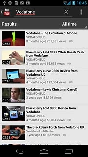 Press the required video clip.