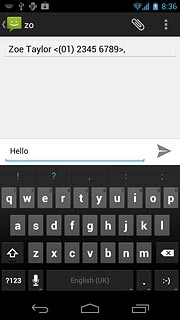Press the attachment icon.Choose one of the following options:Insert picture, go to 4a.Insert video clip, go to 4b.Insert audio file, go to 4c.