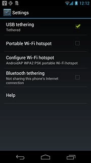 When the box next to the menu item is ticked (V), the function is turned on.