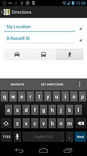 Press GET DIRECTIONS.