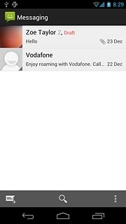 Press the new message icon.