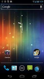 Make sure your phone is in standby mode.Press and hold the background image to open a pop-up window.
