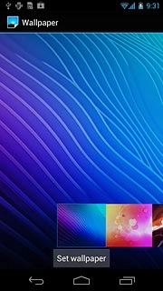 Press Set wallpaper.