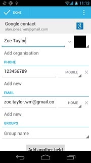 Press the settings icon.