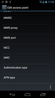 Press the settings icon.