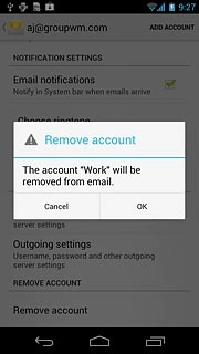 Press OK to confirm.