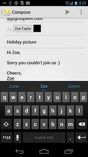 Press the settings icon.