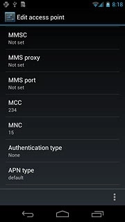 Press the settings icon.