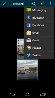 Press Messaging.A picture message containing the picture or video clip is created.Key in the first letters of the required contact.Matching contacts are displayed.
