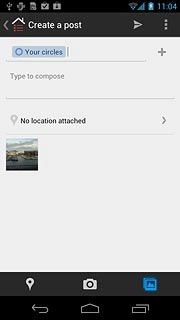 Press Type to compose and key in text for the picture.