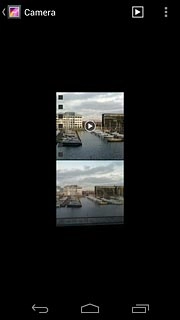Go to the required folder.Press the settings icon.