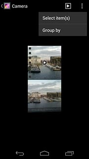 Press Select item(s).