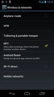 Press Tethering & portable hotspot.