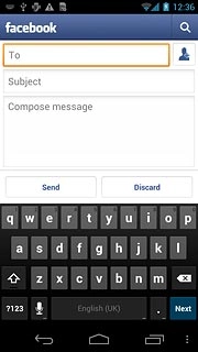 Press the add recipient icon.