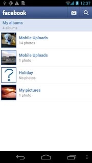 Press the camera icon.
