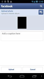 Press Add a caption here and key in text for the picture, if required.