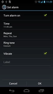 When the box next to the menu item is ticked (V), the function is turned on.