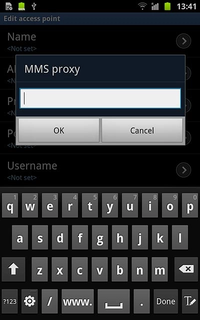 Key in 10.202.002.060 and press OK.